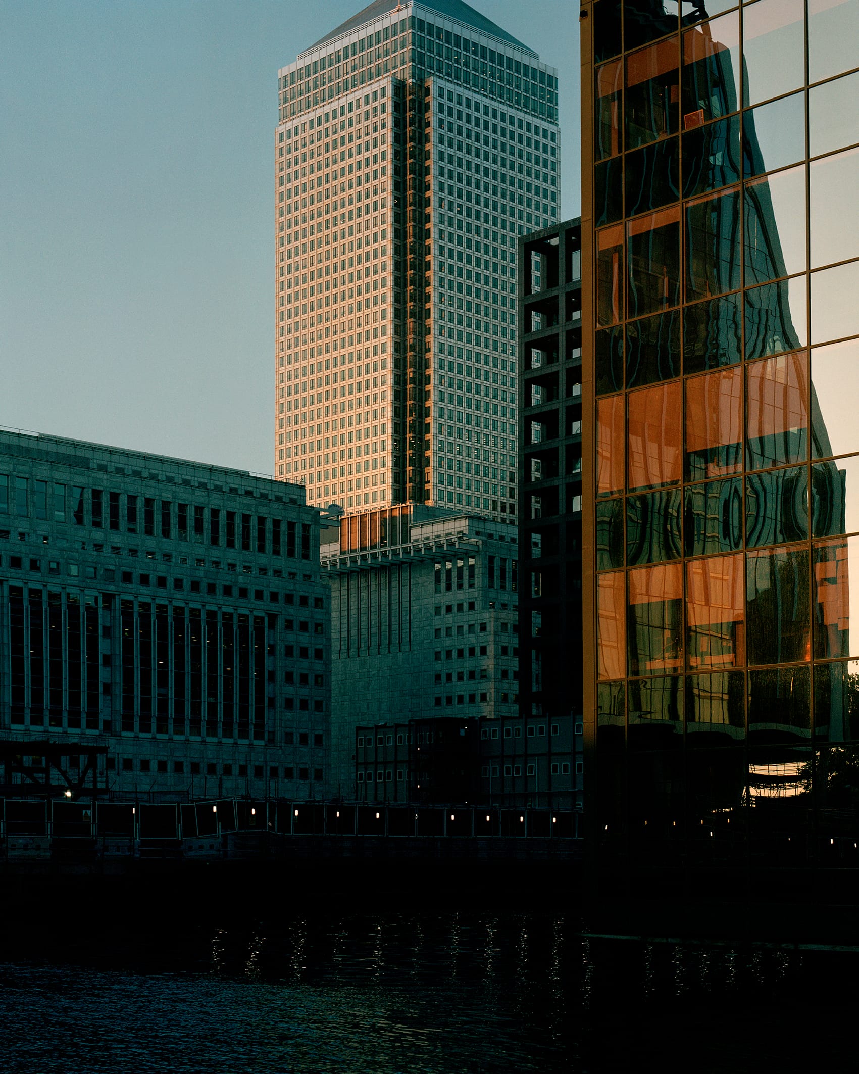 High buildings with natural sunlight 