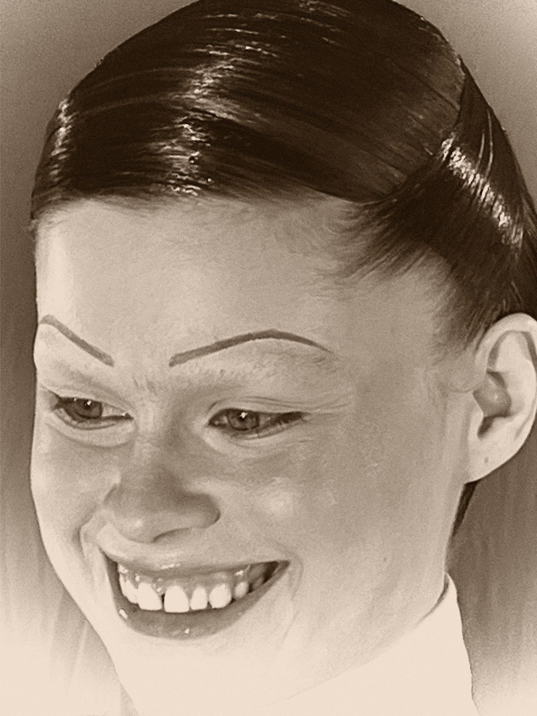 Woman laughing 