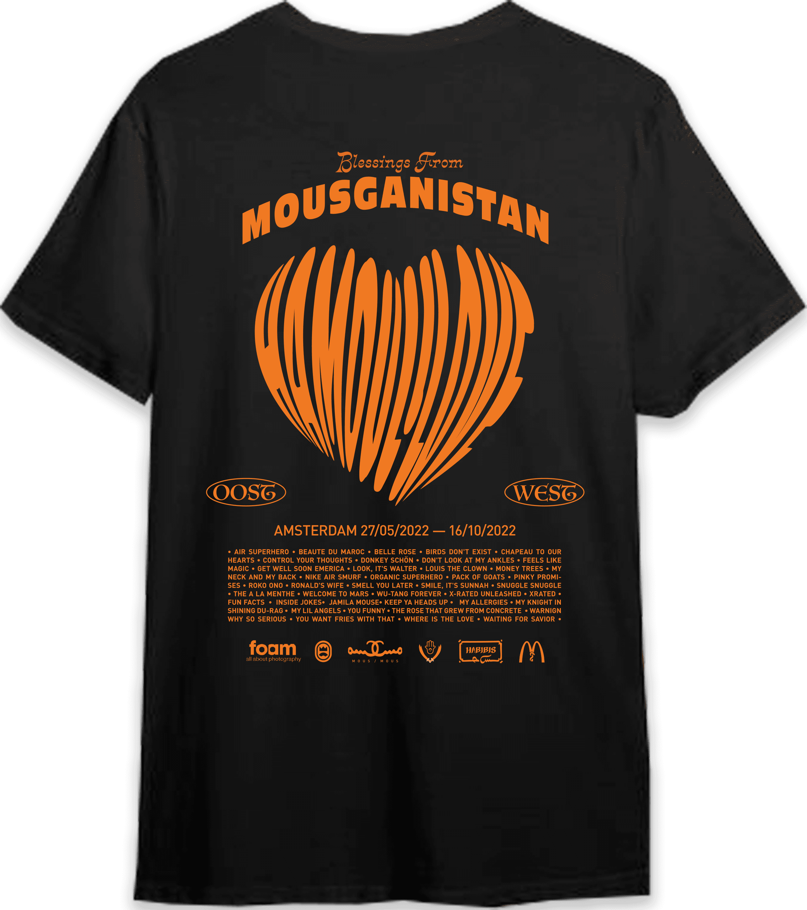 Blessings From Mousganistan Black T-Shirt